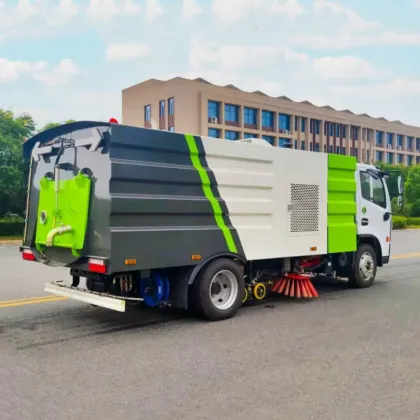 Sanitation vehicle City road sweeper Government sprinkler