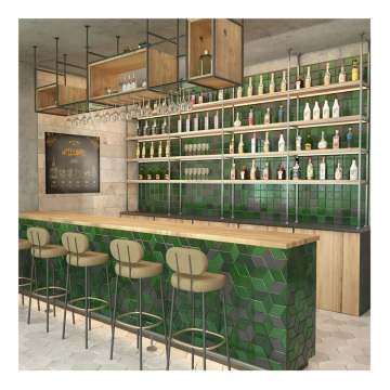 Coffee Bar Restaurant Design: 3D Dining Area and Kitchen Solutions