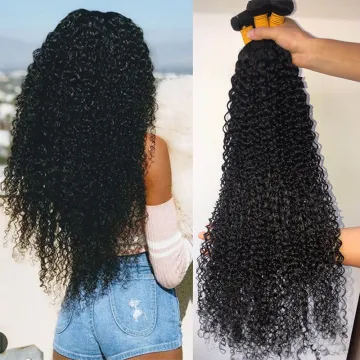 Water Wave Bundles 100% Virgin Brazilian Human Hair Bundle Wave for Black Women Closure Frontal
