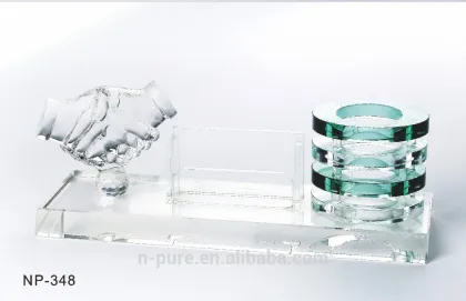 Crystal Office Supplies Office Set For Sale