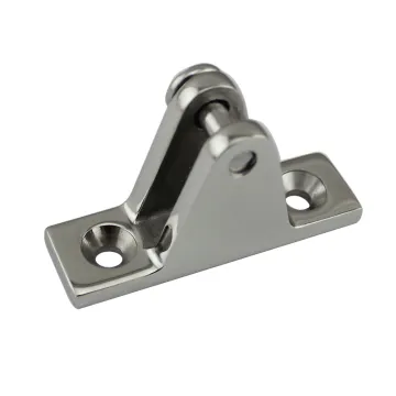 Boat Deck Hinge Bimini Top Side Mount,316 Stainless Steel Deck Hinge Fitting Hardware