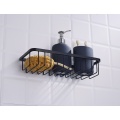 Matte Black Wall Mounted Shower Organizer