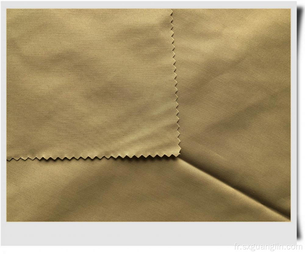 Tissu en coton polyester T400 uni pour vêtements