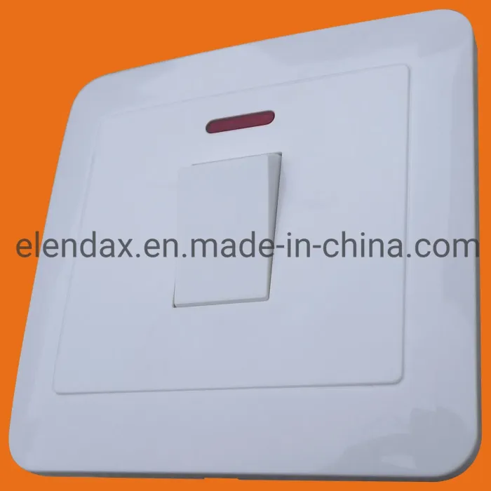Sakelar Tombol 25A Standar Inggris Inggris (B6005)