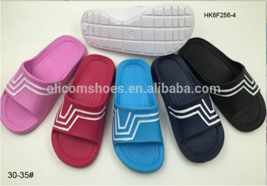 2017 New model EVA Youth slide sandal for boys girls