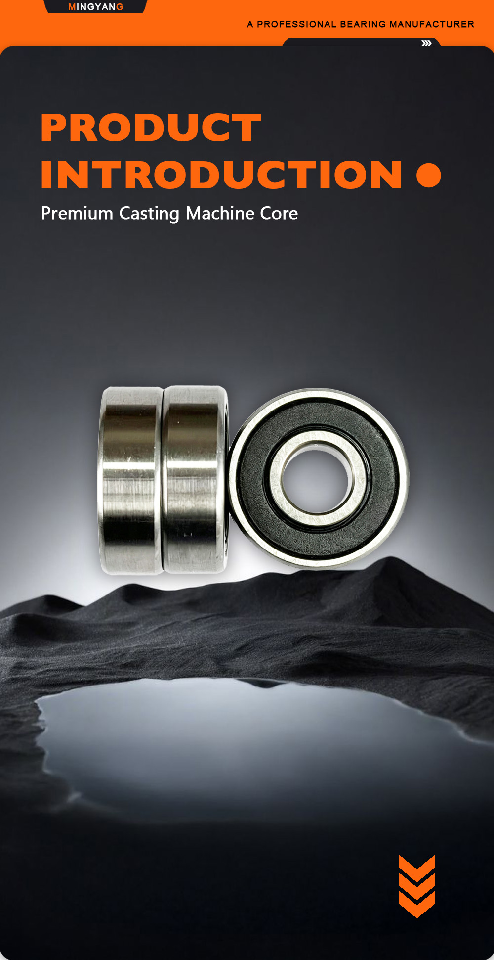 608‑2RS Rubber Sealed Deep Groove Bearing x