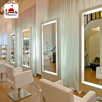 Customized LED Backlit Beauty Mirror for Salon and Hospitality with Magnifying Lighted Design