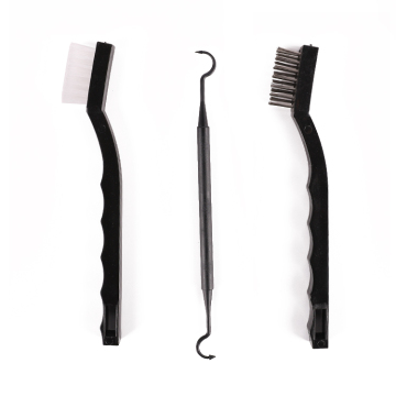 3-Piece PC Cleaning Brush Set with Nylon Picks