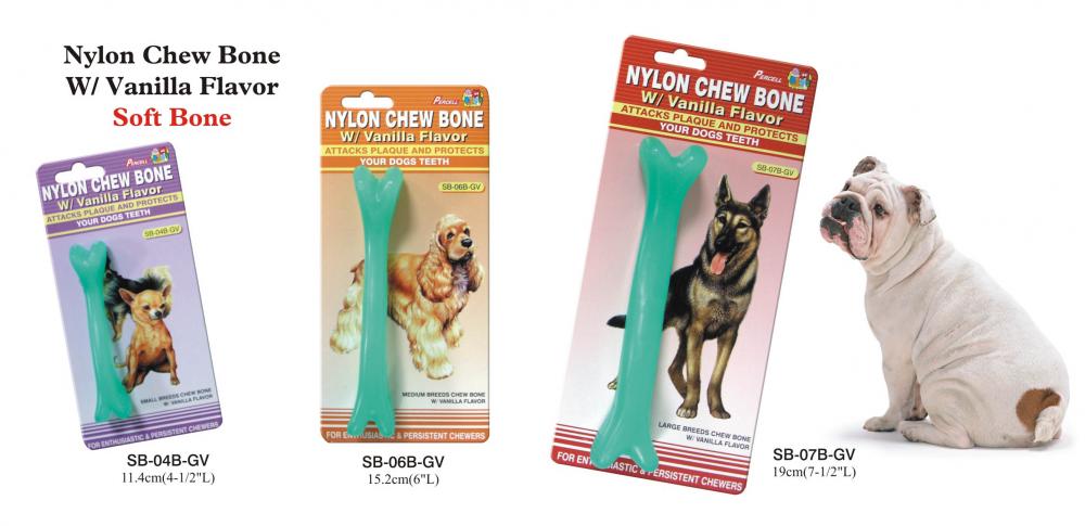 Vanilla Scented Nylon Chew Bone Small Medium And Large