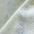 Jacquard tricoté à rayures ondulées au crochet