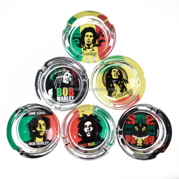 2025 Custom Logo Glass Ash Tray - Rainbow Smoking Accessories