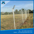 green welded wire mesh fence