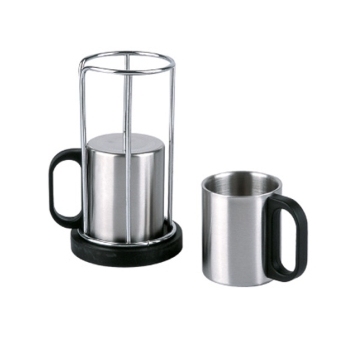 Coffee Mug Set with High Quality SS Stander