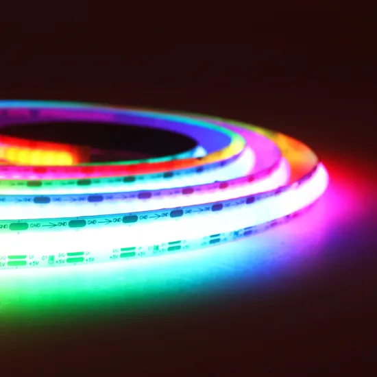 High Brightness 320LEDs/m Dream Color COB LED Strip - Pixel Addressable Full Color FOB Led Tape