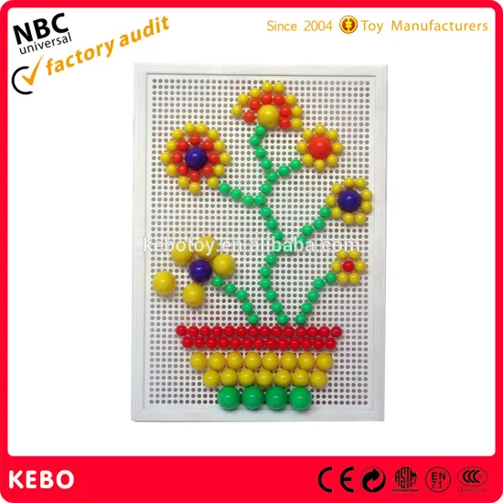 plastic mushroom nail toys for toddlers