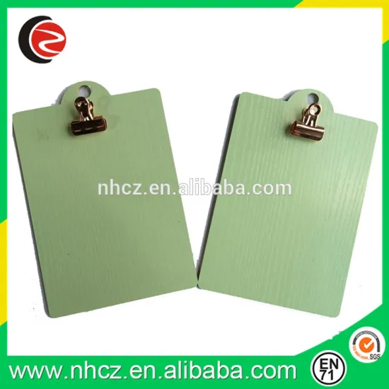 Light Green Mini Wood Clipboard for School