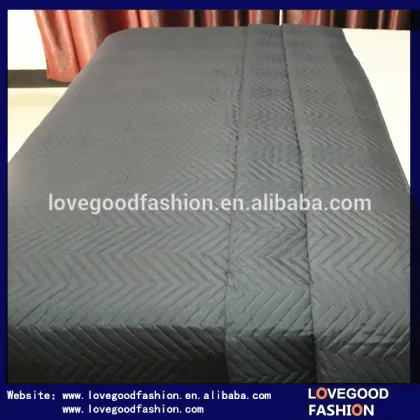 A & B Sides Solid Color Bedspread Ultrasonic Quilt