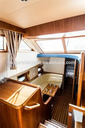 waterwish QD 43 yacht fiberglass luxury yacht with price
