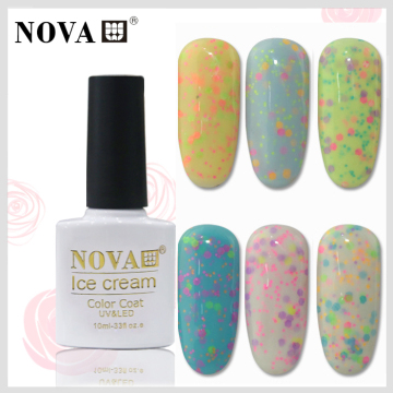 2015 factory wholesale fashion color gel nail polish Nail Painting for ice cream gel polish #010