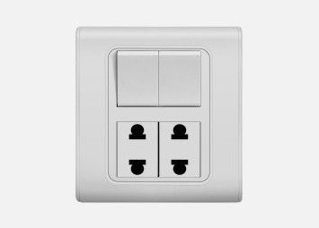 Pc Copper Material Oem Serivce 1gang / 3gang / 4gang Electrical Wall Switches Socket