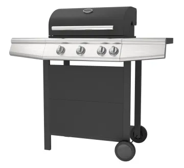 3 Burner Gas Barbecue Grill with Side Burner