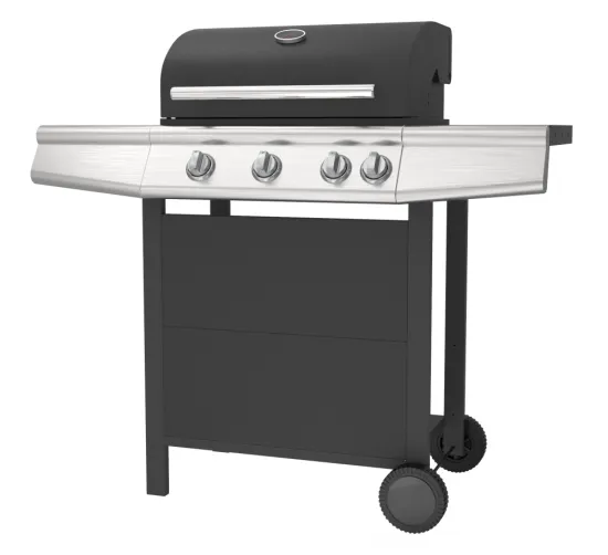 3 Burner Gas Barbecue Grill with Side Burner