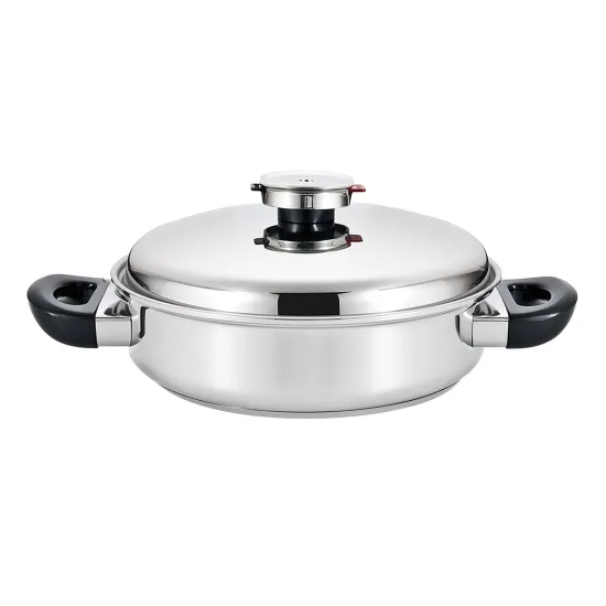 Stainless Steel Casserole Grill Pan for Home Kitchen Cooking
