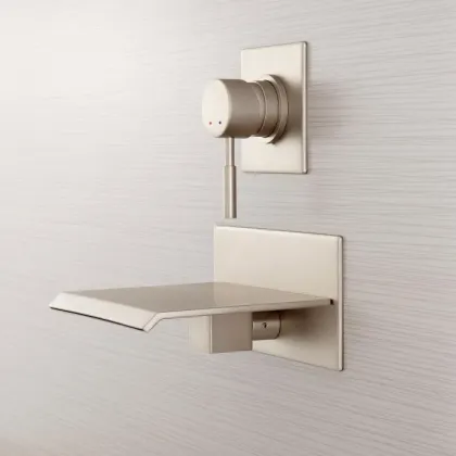 Wall Mounted Luxury Bathtub Faucet Waterfall Mixer