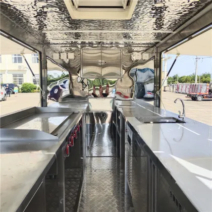 Barbecue Burger Food Mobile Stall