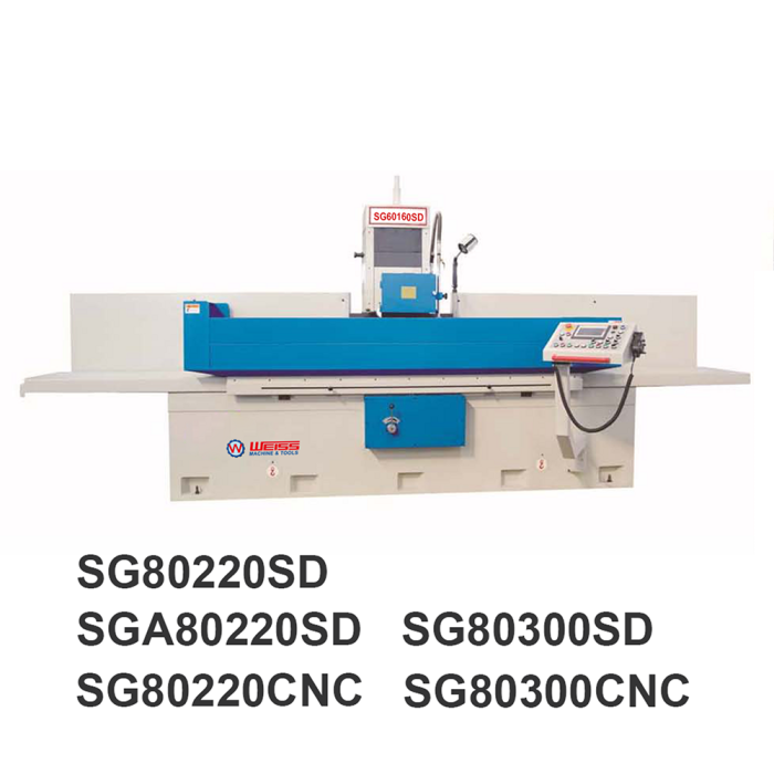 SG80220SD/SGA80220SD/SG80220CNC/SG80300SD/SG80300CNC Moving Surface Grinding Machines