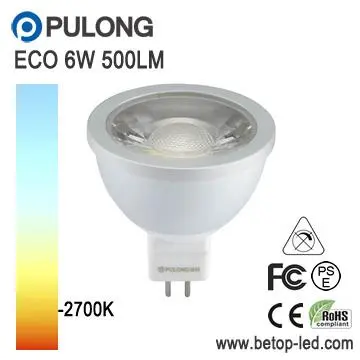 mr16 led lamp gu 5.3 6W led spotlight