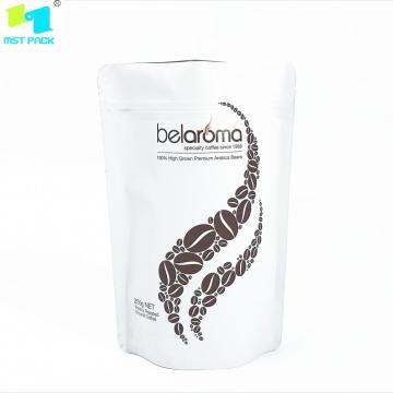 Bolsa de café de plástico biodegradable ecológico de grado alimenticio