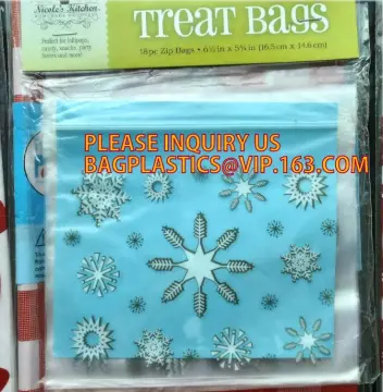treat bags, treat zip lock bags, zip lock candy bags, zip candy bags, holiday packaging, holiday zipper bags, holiday gifts pack