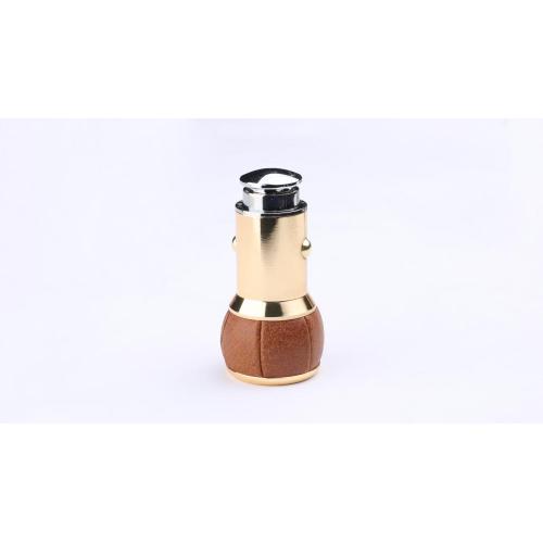 Glory Walnut Leather Car Charger