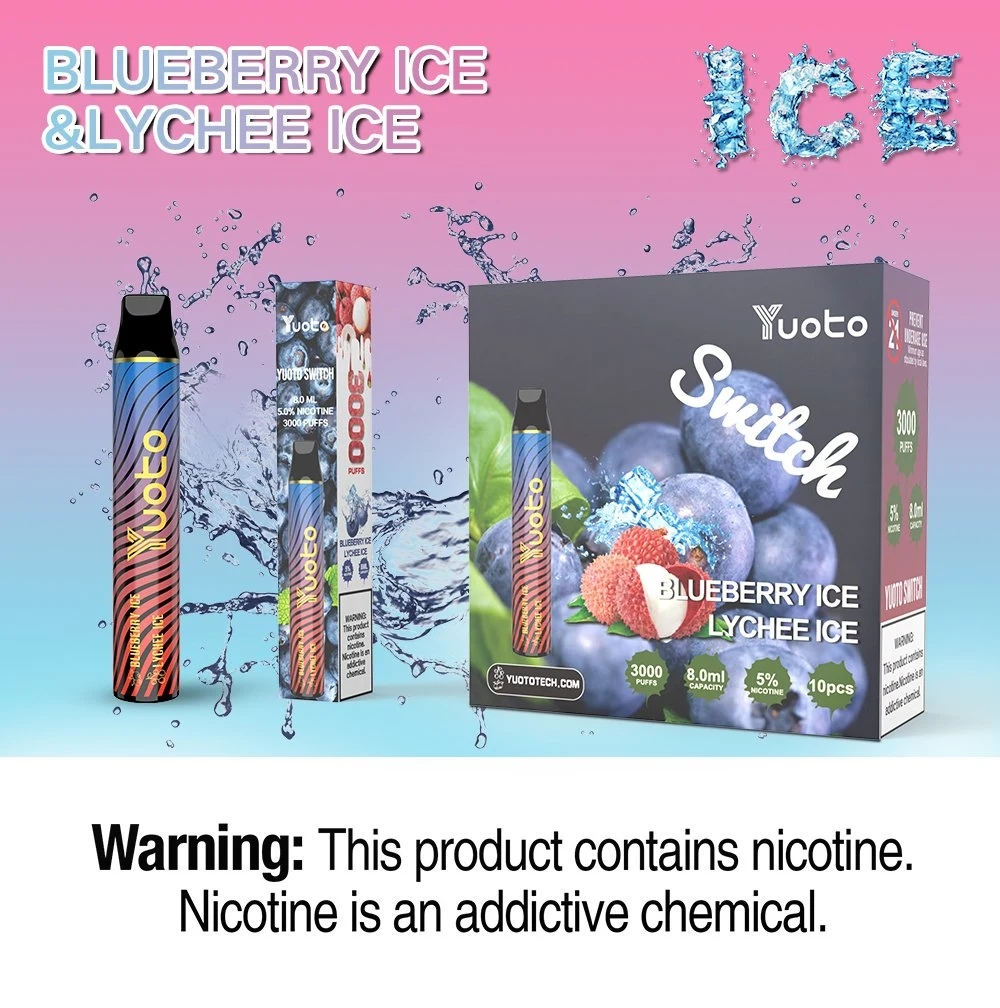 تبديل Yuoto Dual Slavors 3000puffs قابلة للتخلص من vape