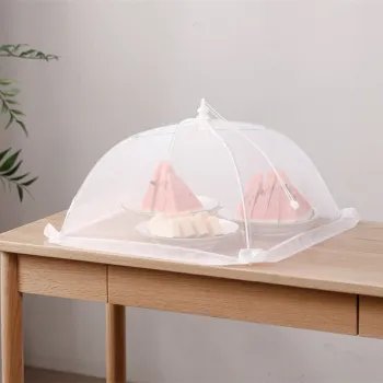 Collapsible Food Cover for Outdoors and Kitchen Tools - Food Storage Mesh Cover