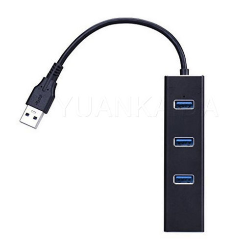 USB 3.0 Aluminum Hub with Gigabit Ethernet