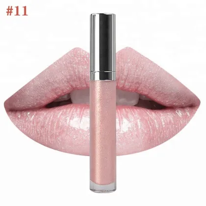 Professional Brand Lip Gloss Moisturizer Shimmer Nude Lipstick Liquid