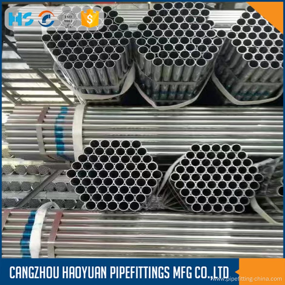 ASTM A53 Cold Galvanized ERW Steel Pipe