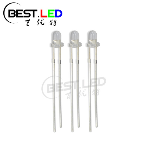 Low Price Clear Round Top 3mm Red LED