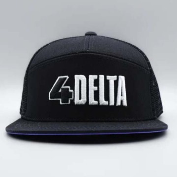 Custom Woven Label 3D Embroidered Patch Snapback Cap