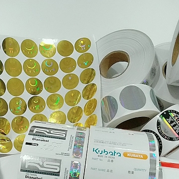 Adesivi per etichette adesive resistenti in PET con stampa personalizzata