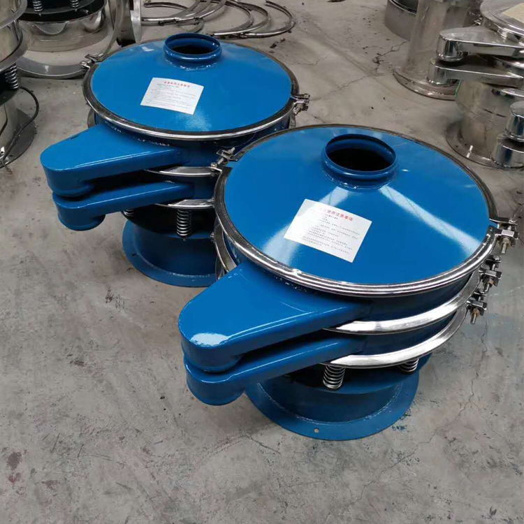 New Industrial Steel Vibrating Screen with Motor & PLC for Bread Processing - 1 Year Warranty
