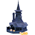 3D Printed Dice Tower for Dungeons and Dragons Games, Dice Spiral Staircase Castle Dice Tower for RPG Miniature Wargaming