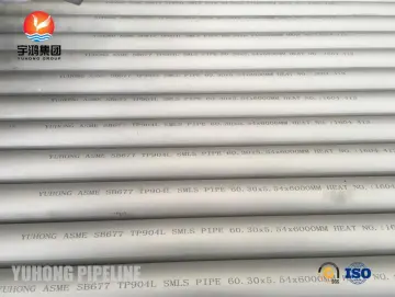 ASME SB677 TP904L Stainless Steel Seamless Pipe