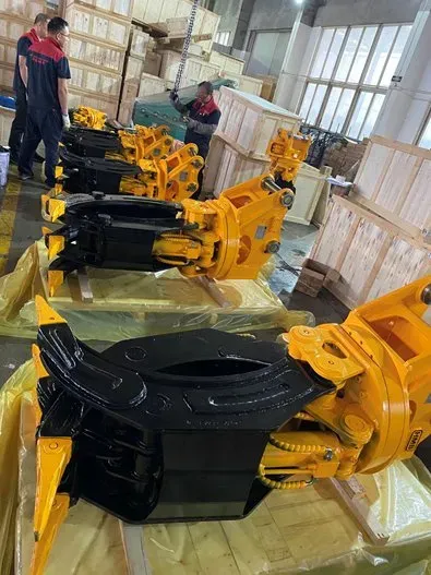 Title: "Automatic Grab Hydraulic Wood Grapple for Industrial Use