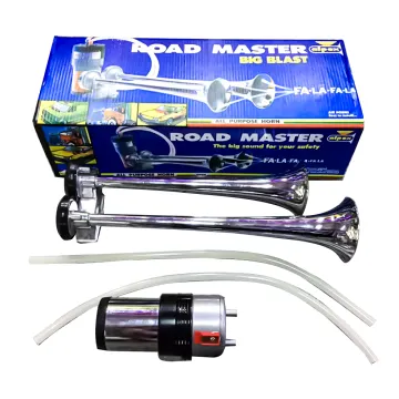 Chrome Zinc Dual Speaker Horn 12v/24v Electric Truck Air Horn
