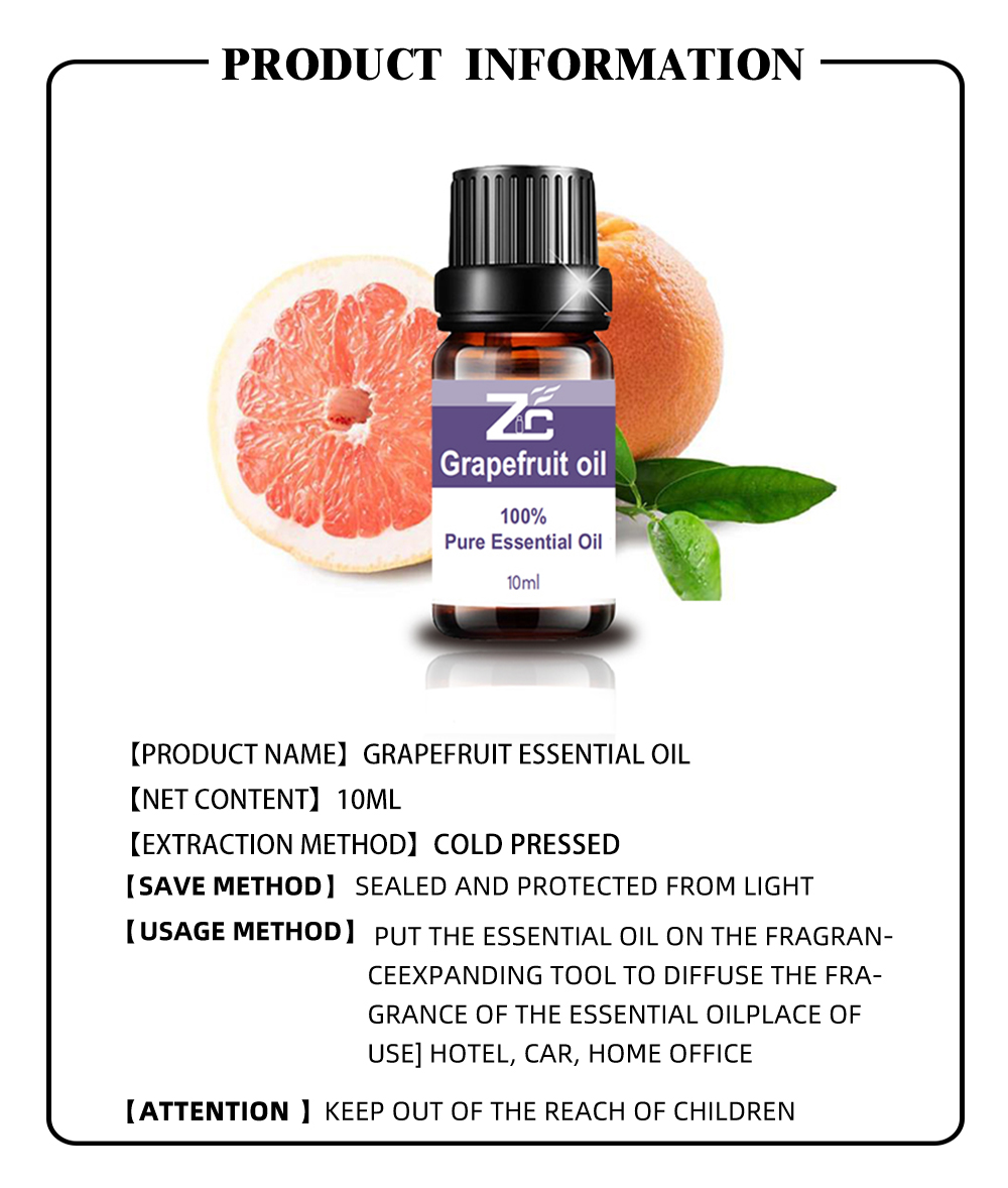 Skin Care Grapefruit Essential Oil for Aromatherapy