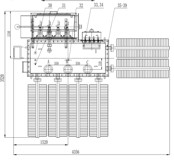 8mva transformer dimension