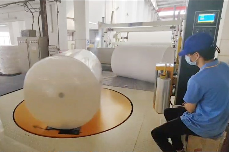 cylinder wrapping machine